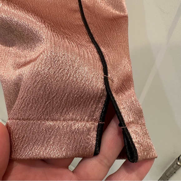 Little Mistress London Women's Rose Gold Metallic Dress Trouser Pants Si… - Picture 5 of 9